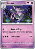 Grumpig 091  SV03 Obsidian Flames - Uncommon