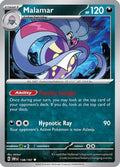 Malamar 138  - Reverse Holofoil SV03 Obsidian Flames - Uncommon