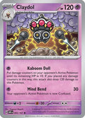 Claydol 095  - Reverse Holofoil SV03 Obsidian Flames - Rare