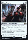 Siege Veteran (PRE-025) - The Brothers' War Promos Foil