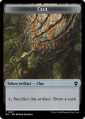 Clue (TBLC-037) - Bloomburrow Commander Tokens Foil