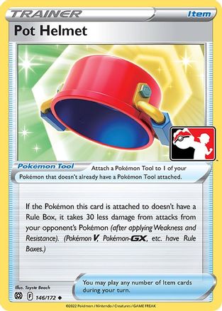 Pot Helmet 146  - Holofoil Prize Pack Series Cards - Uncommon