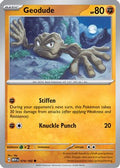 Geodude 074  SV Scarlet & Violet 151 - Common