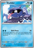 Shellder 090  - Reverse Holofoil SV Scarlet & Violet 151 - Common