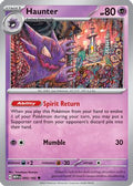 Haunter 093  SV Scarlet & Violet 151 - Uncommon