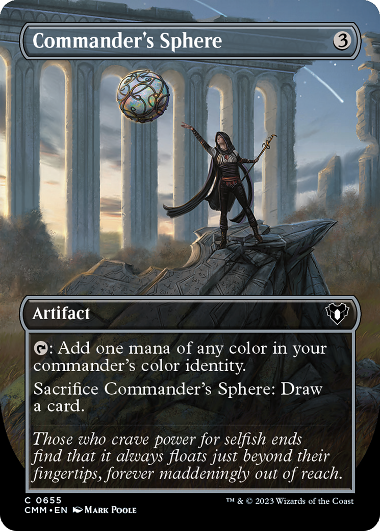 Commander's Sphere (Borderless) (CMM-655) - Commander Masters