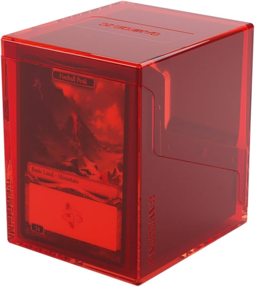 Deck Box: Bastion XL: Red (100 ct) (ML)