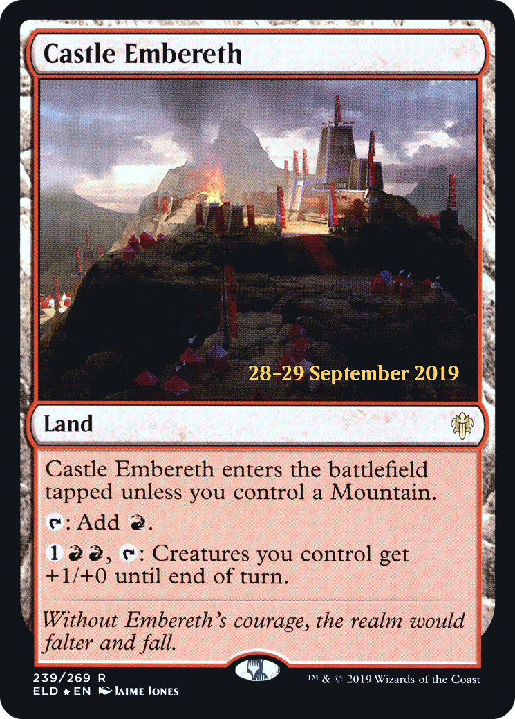 Castle Embereth (PRE-239) - Throne of Eldraine Promos Foil