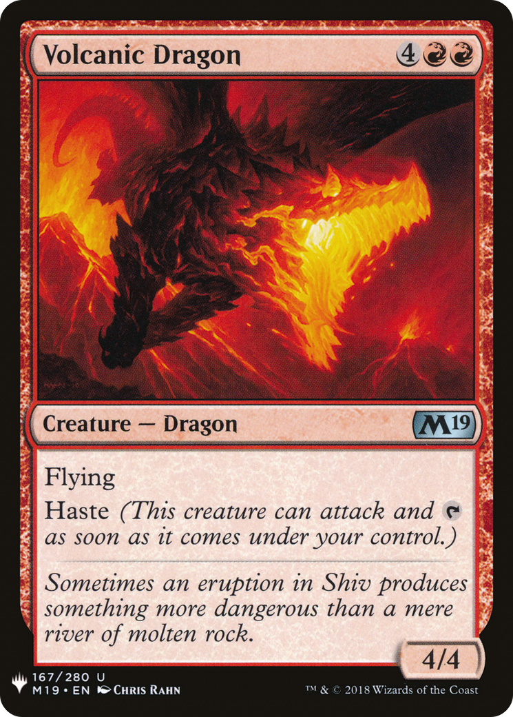 Volcanic Dragon (LIST-167) - The List