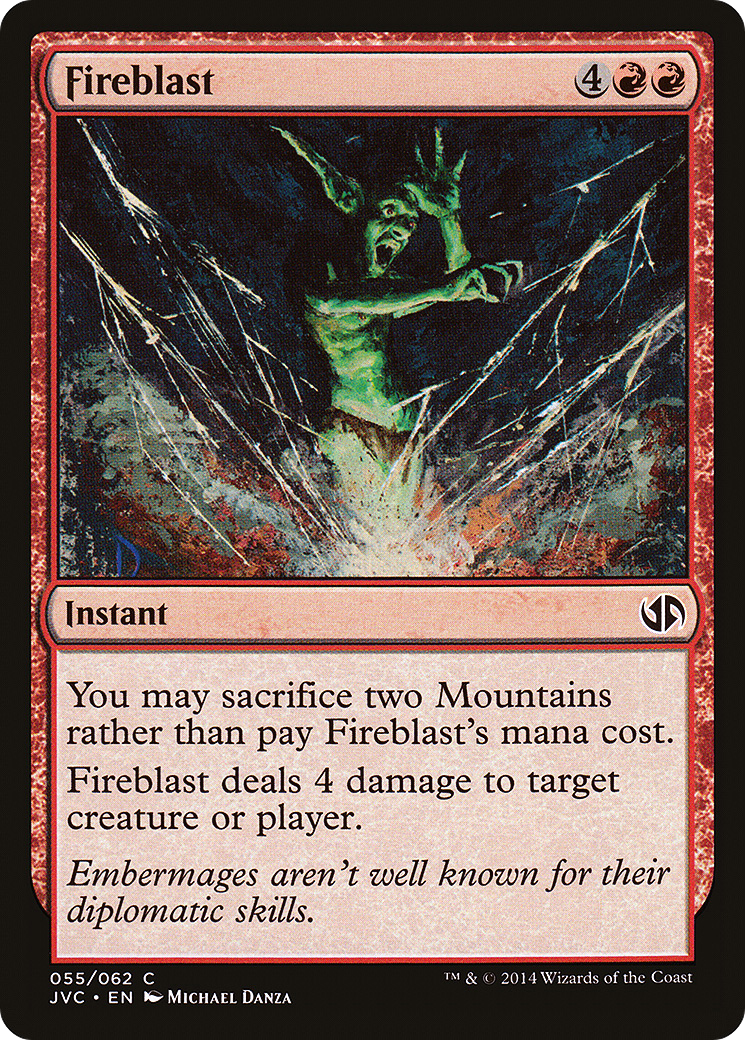 Fireblast (DD3-055) - Duel Decks Anthology: Jace vs. Chandra
