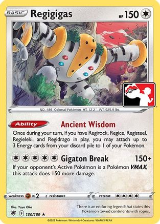 Regigigas/189  Prize Pack Series Cards - Rare