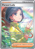 Parasol Lady 255/182  - Holofoil SV04 Paradox Rift - Special Illustration Rare