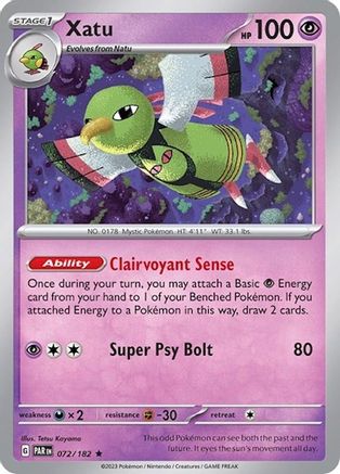 Xatu (Non-Holo) 072/182  Deck Exclusives - Rare