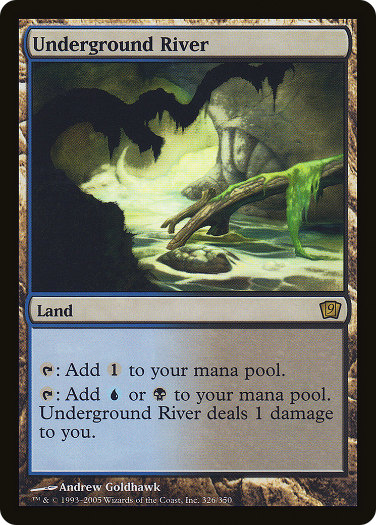 Underground River (9ED-326) - 9th Edition Foil