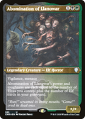 Abomination of Llanowar (Foil Etched) (CMR-585) - Commander Legends Foil