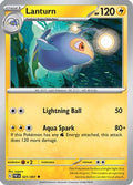 Lanturn 021  - Reverse Holofoil SV Paldean Fates - Uncommon