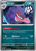 Gengar 057  - Reverse Holofoil SV Paldean Fates - Uncommon