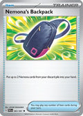Nemona's Backpack 083  - Reverse Holofoil SV Paldean Fates - Uncommon