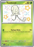 Toedscool 105/091  - Holofoil SV Paldean Fates - Shiny Rare