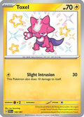 Toxel 140  - Holofoil SV Paldean Fates - Shiny Rare