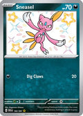 Sneasel 182  - Holofoil SV Paldean Fates - Shiny Rare