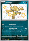 Sableye 184  - Holofoil SV Paldean Fates - Shiny Rare