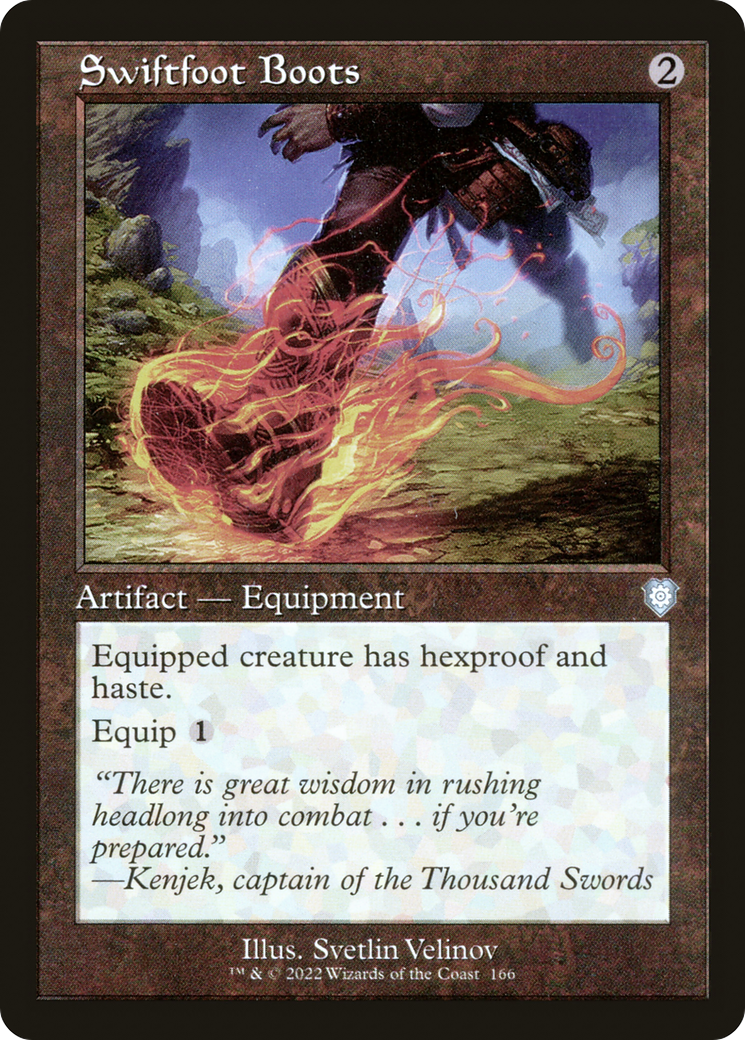 Swiftfoot Boots (Retro Frame) (BRC-166) - The Brothers' War Commander