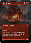 Red Dragon (Borderless) (AFR-294) - Adventures in the Forgotten Realms Foil