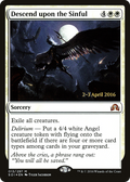 Descend upon the Sinful (PRE-013) - Shadows over Innistrad Promos Foil