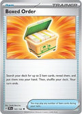 Boxed Order 143  - Reverse Holofoil SV05 Temporal Forces - Uncommon