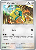 Dunsparce 128  SV05 Temporal Forces - Common