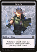 Emblem - Nissa, Vital Force (KLD-011) - Kaladesh Tokens