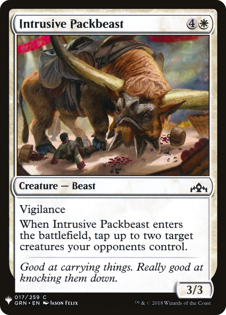 Intrusive Packbeast (LIST-017) - The List