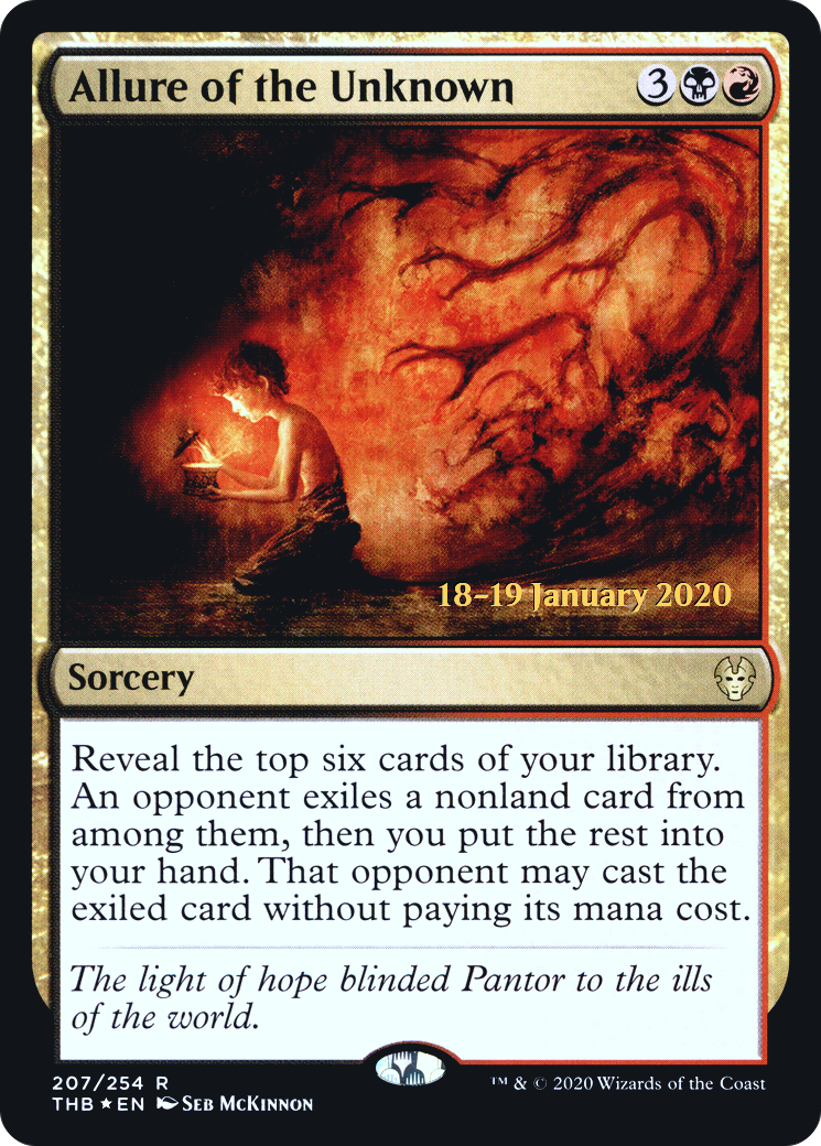 Allure of the Unknown (PRE-207) - Theros Beyond Death Promos Foil
