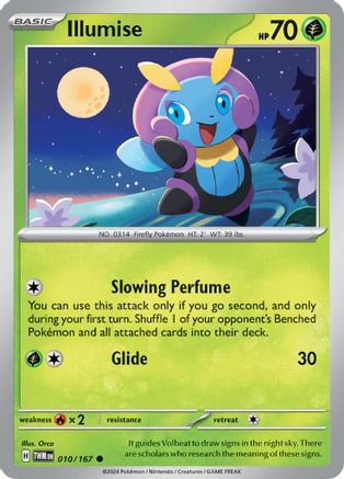 Illumise 010  - Reverse Holofoil SV06 Twilight Masquerade - Common