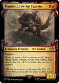 Mauhur, Uruk-hai Captain (Showcase Scrolls) (LTR-665) - The Lord of the Rings: Tales of Middle-earth: (Showcase)