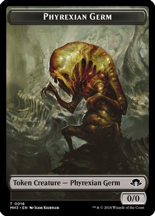 Phyrexian Germ // Kraken Double-Sided Token (MH3-16 // 11) - Modern Horizons 3 Foil