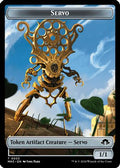 Servo // Fish Double-Sided Token (MH3-33 // 10) - Modern Horizons 3 Foil