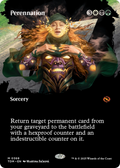 Perennation (Borderless) (TDM-368) - Tarkir: Dragonstorm: (Showcase)