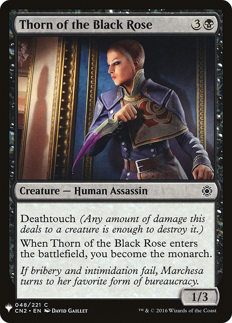 Thorn of the Black Rose (LIST-048) - The List