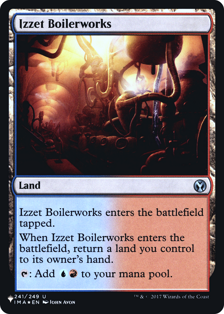 Izzet Boilerworks (LIST-241) - The List Foil