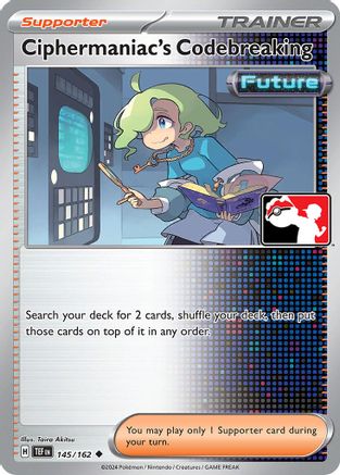 Ciphermaniac's Codebreaking 145  - Holofoil Prize Pack Series Cards - Uncommon