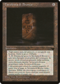 Bronze Tablet (Italian) - "Tavoletta di Bronzo" (REN-) - Rinascimento