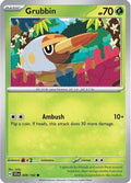 Grubbin 009  - Reverse Holofoil SV07 Stellar Crown - Common