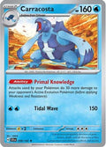 Carracosta 038  - Reverse Holofoil SV07 Stellar Crown - Rare