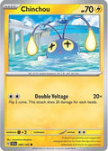 Chinchou 048  - Reverse Holofoil SV07 Stellar Crown - Common