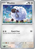 Wooloo 124  - Reverse Holofoil SV07 Stellar Crown - Common