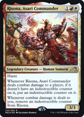 Risona, Asari Commander (PRE-233) - Kamigawa: Neon Dynasty Promos Foil