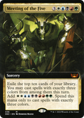 Meeting of the Five (Extended Art) (SNC-436) - Streets of New Capenna: (Extended Art) Foil