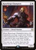 Runeforge Champion (PPKHM-026) - Kaldheim Promos Foil
